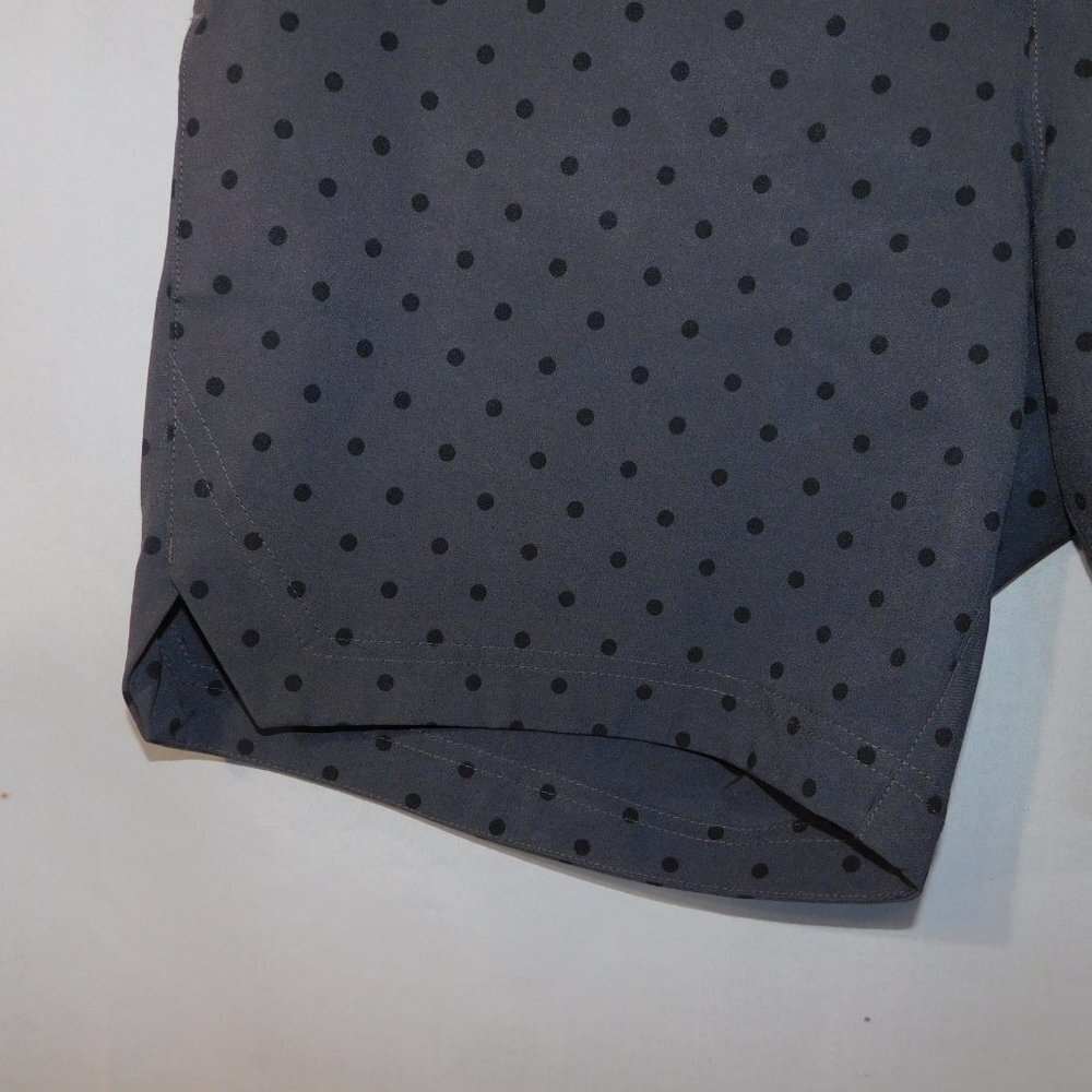 Hudson Bay Company Team Canada GOLF Shorts Gray black Polka Dot Womens 6 - Picture 4 of 9